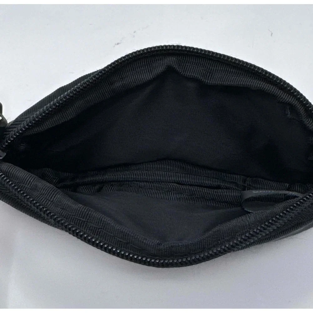 VTG Polo Sport Ralph Lauren Soft Sunglass Case Black Full Zip Logo Keychain USA